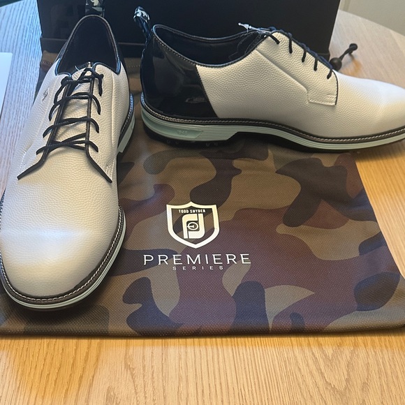 NWT Ltd Edition - FJ x Todd Snyder Men's Mint Julep Premiere Series golf shoes - Picture 9 of 15